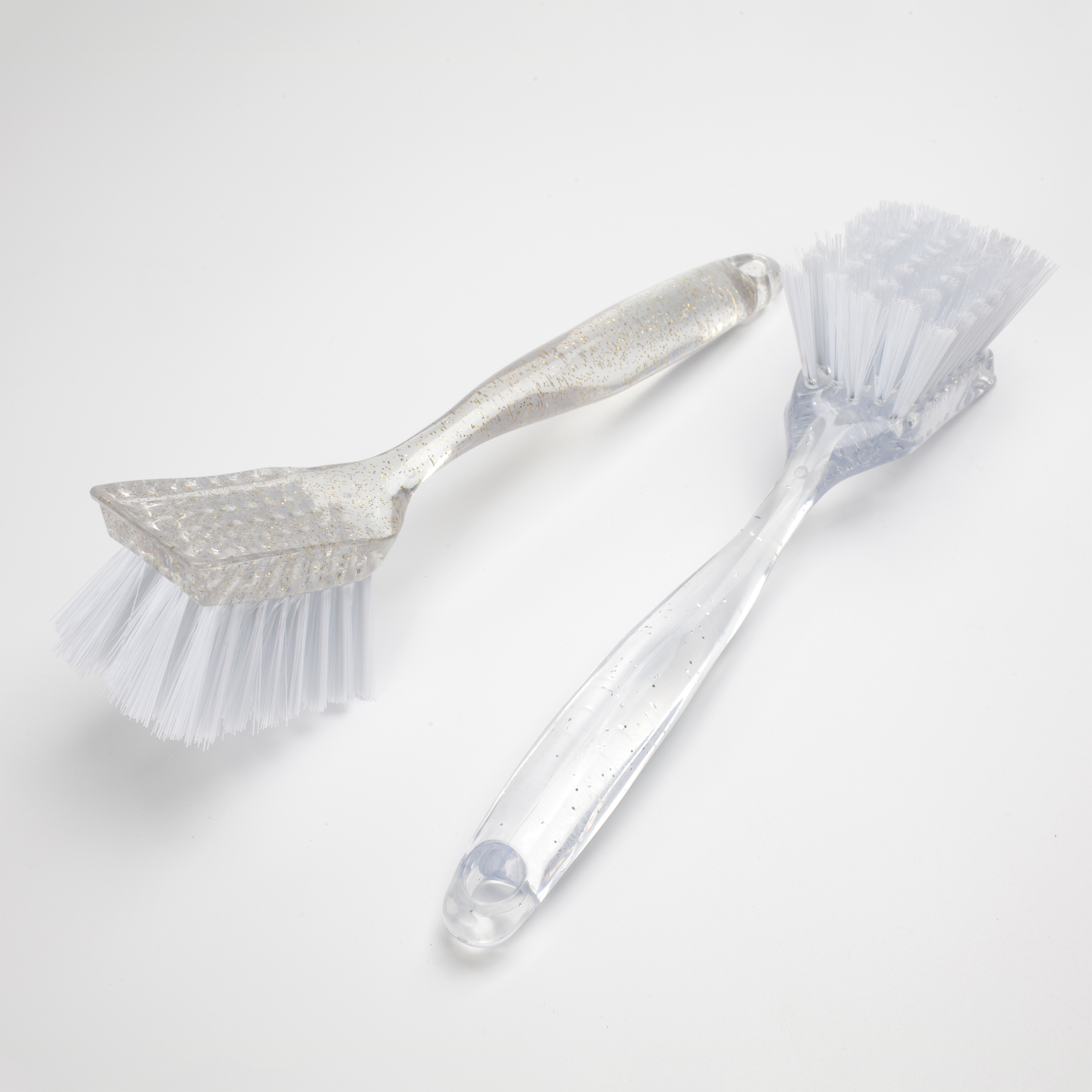 Transparent Dish Cleaning Brush & Kitchen Cleaning Brush