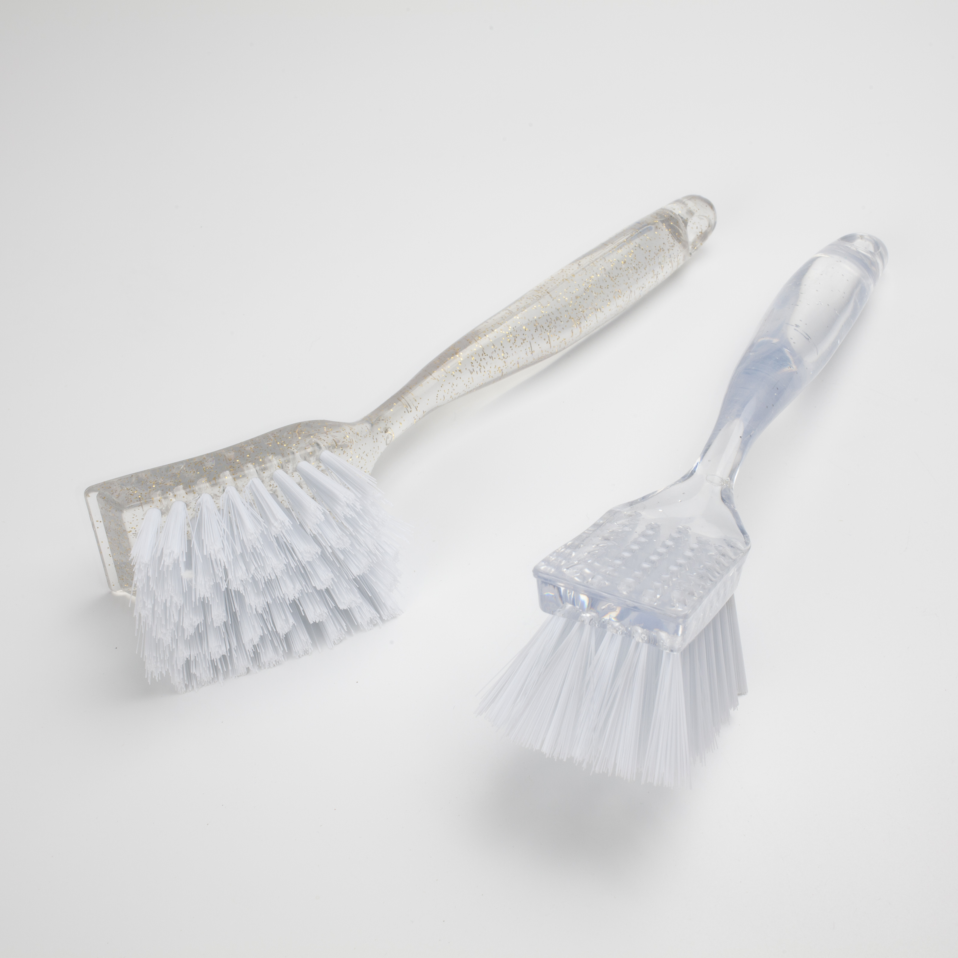 Transparent Dish Cleaning Brush & Kitchen Cleaning Brush