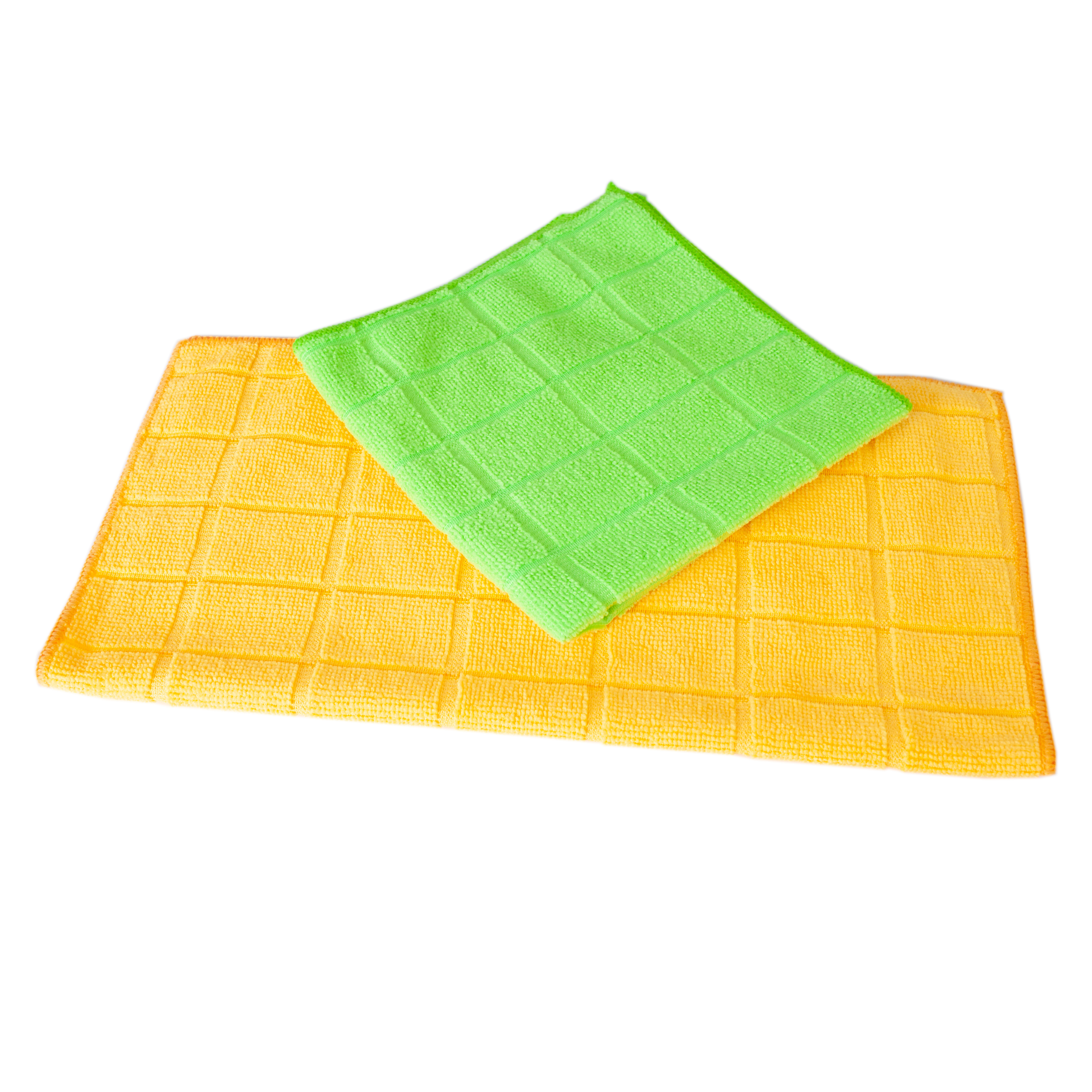 Microfiber Checked Cleaning Cloth & Microfiber Cleaning Towel