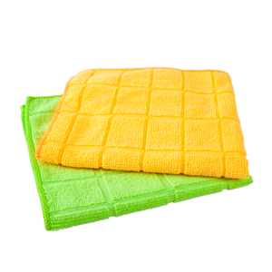 Microfiber Checked Cleaning Cloth & Microfiber Cleaning Towel